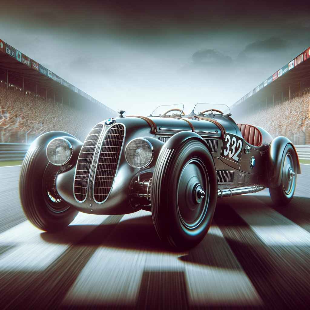 BMW 328, klasični roadster, osvojio Mille Miglia, ikonična fotografija pobjede 1940.