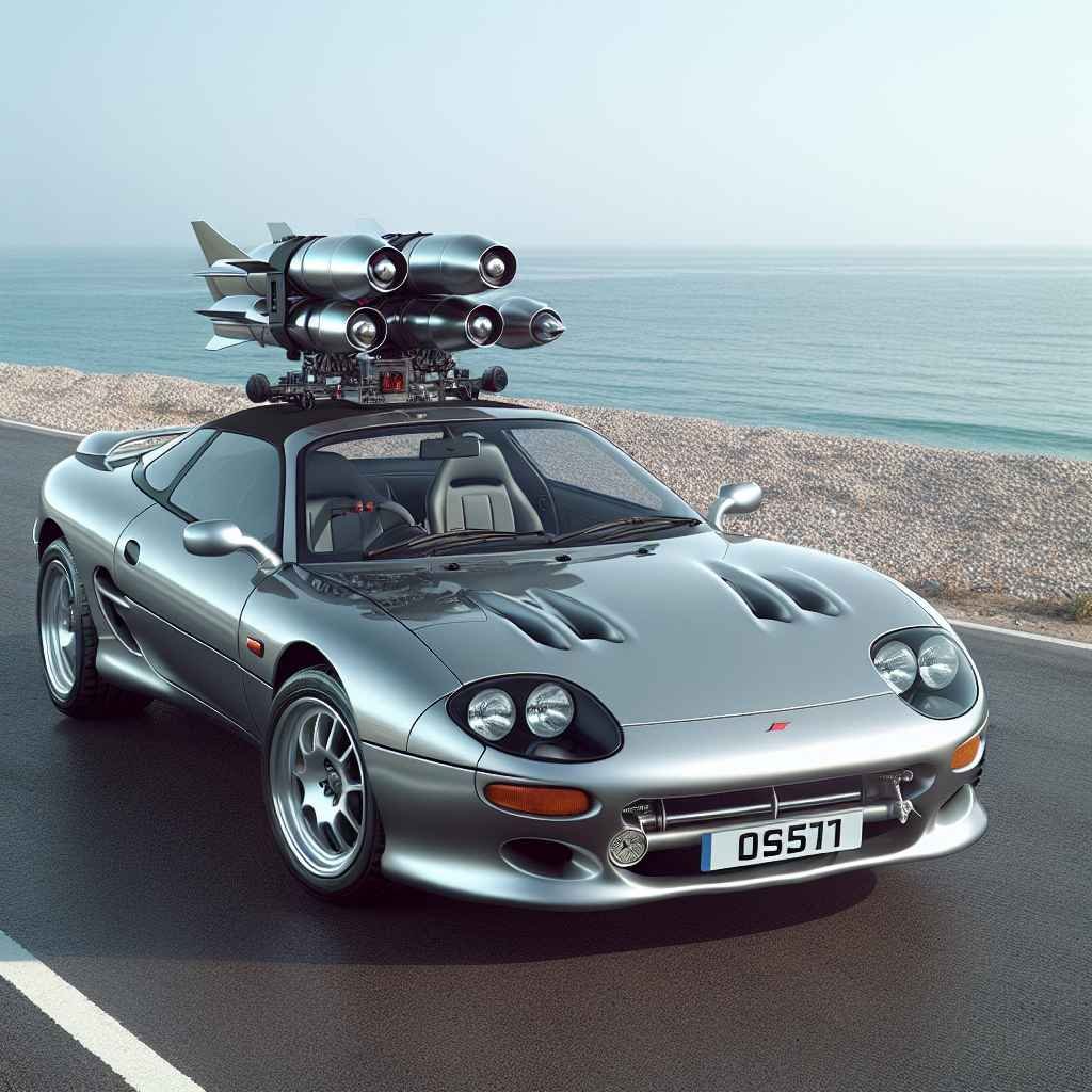 BMW Z3 na cesti u filmu James Bond