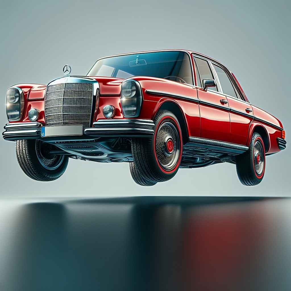 Mercedes-Benz 300SEL 6.3 (W109) luksuzno leti, sjajno crven, na
