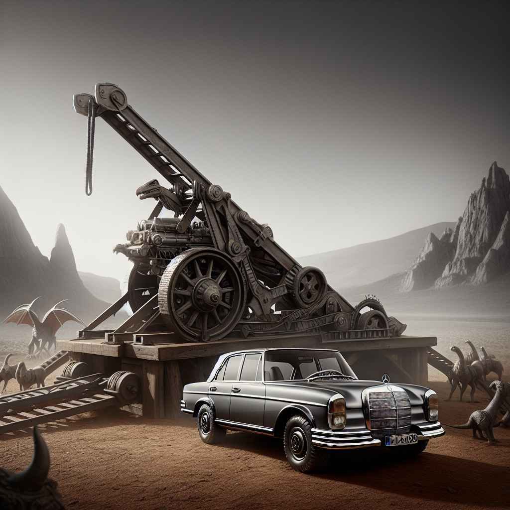 Mercedes-Benz W163 na legendarnoj skakaonici u filmu