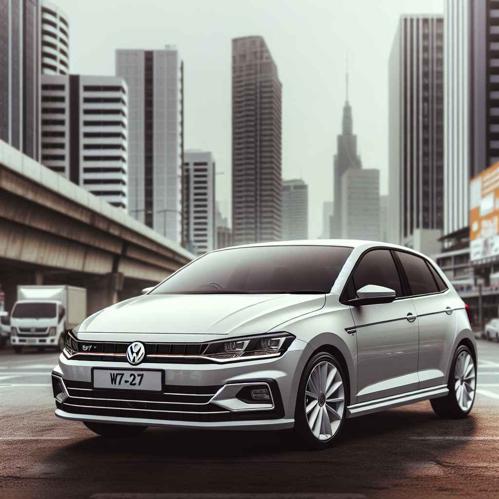 Volkswagen Polo Mk4 parkiran, često u gradu, odskače minimalističkim, čistim dizajnom u usporedbi s urbanom pozadinom.